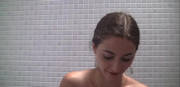  Farewell amateur sex in the bathroom scene 3